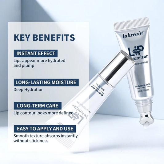 Brilho Labial com Ácido Hialurónico – Plumping, Hidratante, Longa Duração