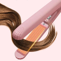 Mini Alisador de Cabelo Cerâmico Portátil – Alisa e Ondula em Segundos