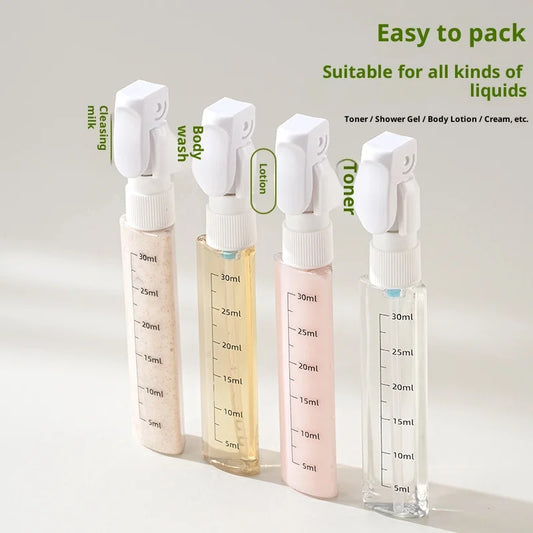Kit de Viagem 4 em 1 – Dispenser Inteligente de Higiene Pessoal