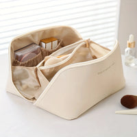 Saco Organizador de Maquilhagem com Zip – Grande Capacidade, para Viagem e Uso Diário