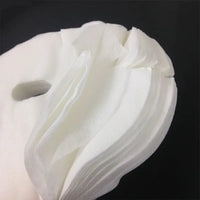 Máscaras Faciais Descartáveis de Algodão – Suaves e Higiénicas, 50 Unidades