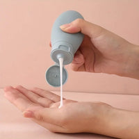 Kit de Viagem 3 Garrafas Squeeze Recarregáveis 60ml – Anti-Vazamento, Ideal para Avião