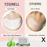 Patches de Gel para Extensão de Cílios – 100 Pares, Hidrogel Suave, Uso Profissional