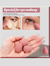 Mini Esponjas de Maquilhagem em Pó – Base, Corretivo e BB Cream (15, 30 ou 60 un.)