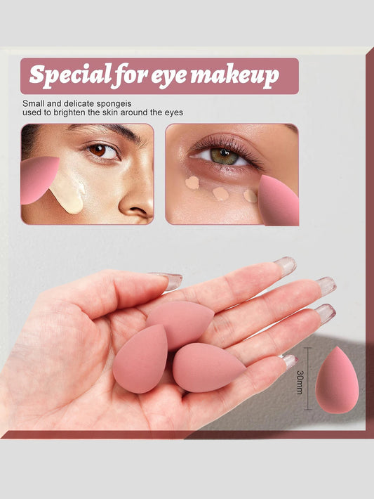 Mini Esponjas de Maquilhagem em Pó – Base, Corretivo e BB Cream (15, 30 ou 60 un.)