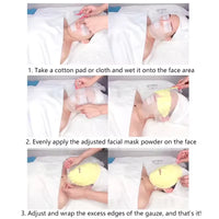 Folhas de Máscara Facial DIY – Gaze Ultra-Fina Descartável para Spa em Casa (50/100 un.)