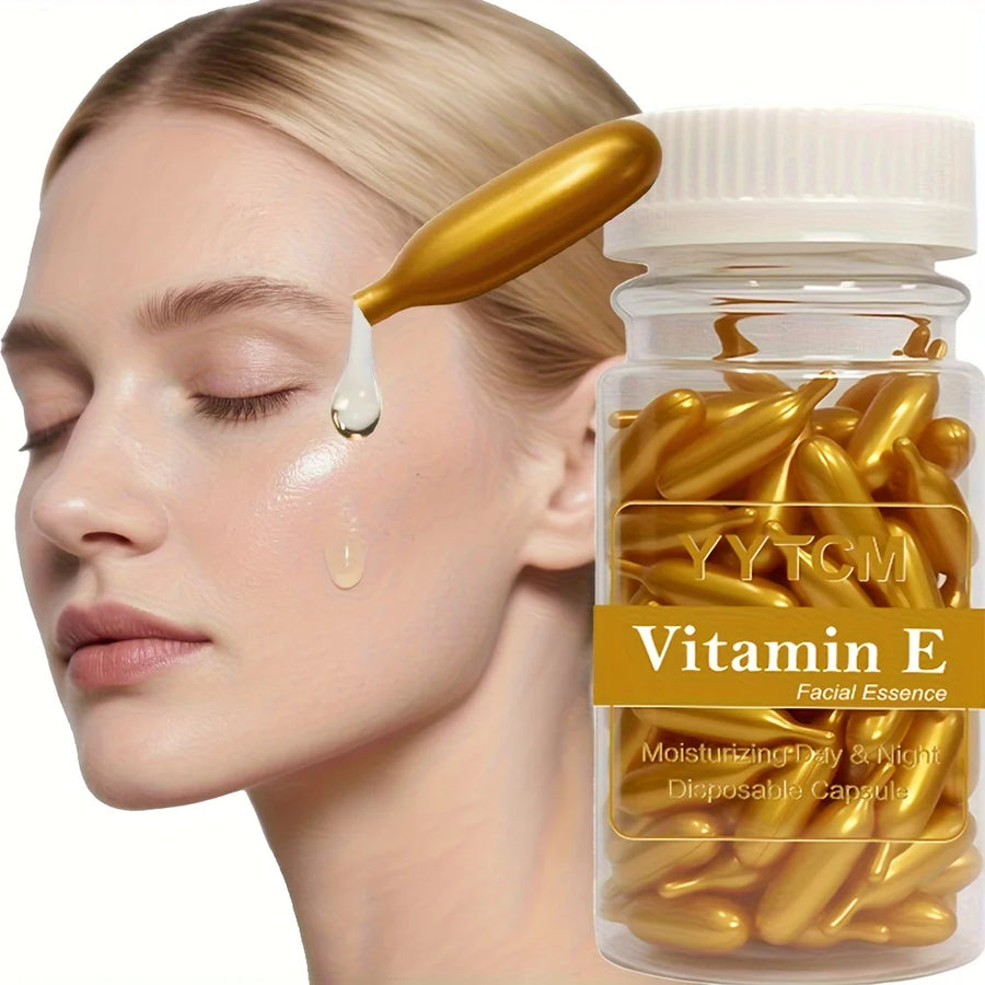 Cápsulas de Sérum de Vitamina E – Hidratação Intensiva, Monodose, 90 Cápsulas