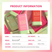 Blush em Stick Creme – À Prova de Água, Longa Duração, Acabamento Natural
